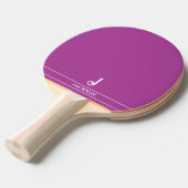 Raquette De Ping Pong Plum Monogramme Ping Paddle (Devant Angle)