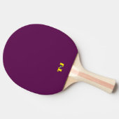 Raquette De Ping Pong Plum Ping Pong Paddle Avec Initiales (Côté)