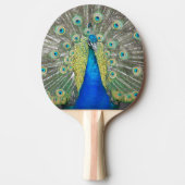 Raquette De Ping Pong Plumage bleu Peacock (Devant)