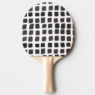 Raquette De Ping Pong Plumes colorées : Motif Vintage mignon