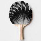 Raquette De Ping Pong Plumes noires et blanches (Devant)