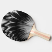 Raquette De Ping Pong Plumes noires et blanches (Côté)