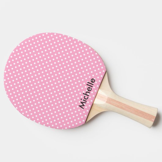 Raquette De Ping Pong Pneuka rose point ping-pong paddle (Côté)