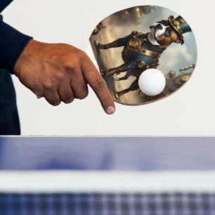 Raquette De Ping Pong Poches mécaniques : Steampunk Staffordshire Terrie