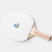 Raquette De Ping Pong Point, Sherpa Blue, Design de sable doré (Côté)