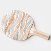 Raquette De Ping Pong Pointillisme Wavy Polka : Doux Doux Textile (Côté)