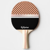 Raquette De Ping Pong Points mignons (Devant)