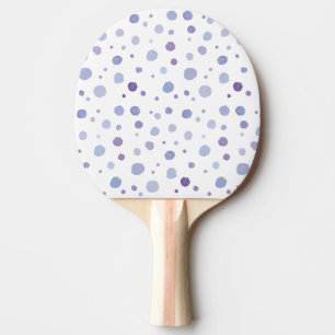 Raquette De Ping Pong pois peint à la main