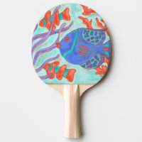 Poisson de couleur pop