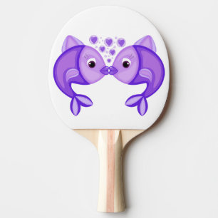 RAQUETTE DE PING PONG POISSON DE KISSING