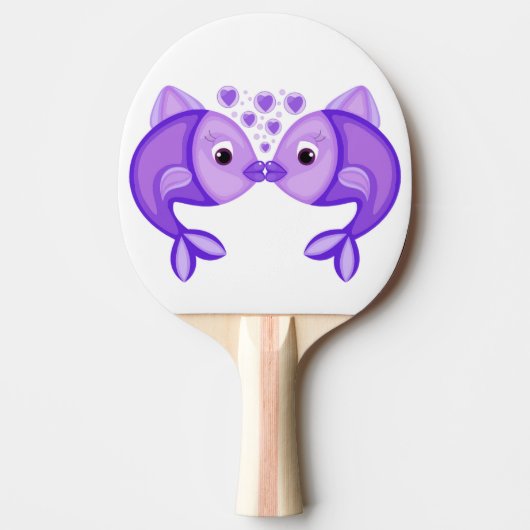 RAQUETTE DE PING PONG POISSON DE KISSING (Devant)