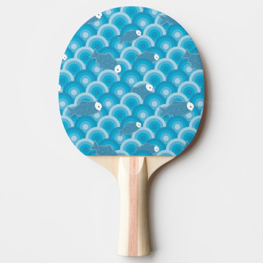 Raquette De Ping Pong Poissons (Devant)