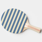 Raquette De Ping Pong Polo en bleu Capri rayé (Côté)