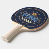 Raquette De Ping Pong Pong King bleu (Devant Angle)