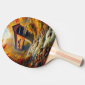 Raquette De Ping Pong pont couvert d'automne classique (Côté)