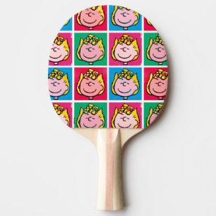 Raquette De Ping Pong Pop Art Sally   Mod pour vous Motif
