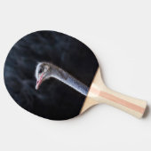 Raquette De Ping Pong portrait d'autruche (Côté)