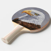 Raquette De Ping Pong Portrait de Bald Eagle (Devant Angle)