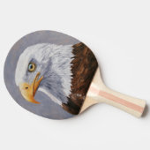 Raquette De Ping Pong Portrait de Bald Eagle (Côté)