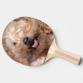 Raquette De Ping Pong Portrait de Terrier roux à revêtement souple (Côté)