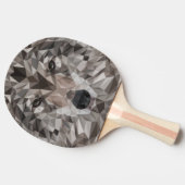 Raquette De Ping Pong Portrait géométrique Wolf Lone (Côté)