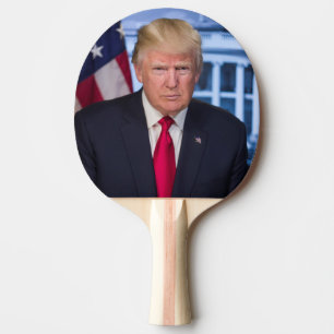 Raquette De Ping Pong Portrait officiel de Donald Trump