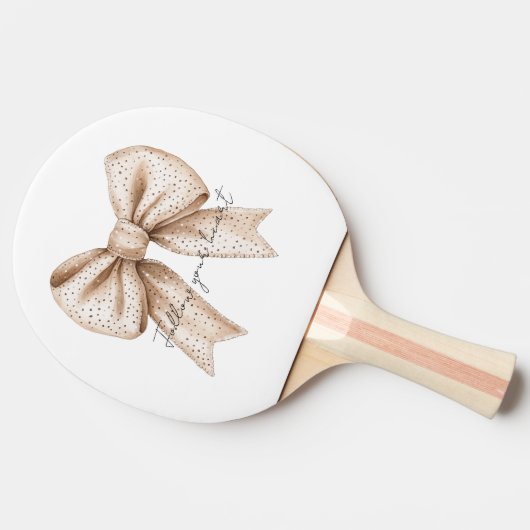 Raquette De Ping Pong Poser la ceinture blanche (Côté)