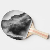 Raquette De Ping Pong Poser sur les rochers (Côté)