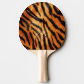Raquette De Ping Pong Poster de animal Orange Black Tiger Stripes (Dos)