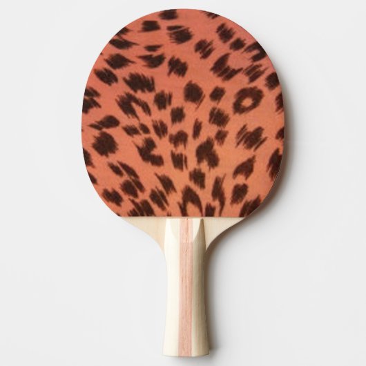RAQUETTE DE PING PONG POSTER DE ANIMAL ROSE (Devant)