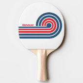 Raquette de Ping Pong Postman Nostalgic Curl Strip (Dos)