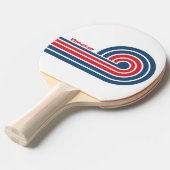 Raquette de Ping Pong Postman Nostalgic Curl Strip (Devant Angle)