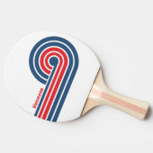 Raquette de Ping Pong Postman Nostalgic Curl Strip (Côté)