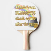 Raquette De Ping Pong Pot d'or à la fin de l'arc-en-ciel (Dos)