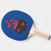 Raquette De Ping Pong Potion d'amour des coeurs (Côté)