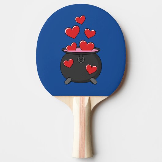 Raquette De Ping Pong Potion d'amour des coeurs (Devant)