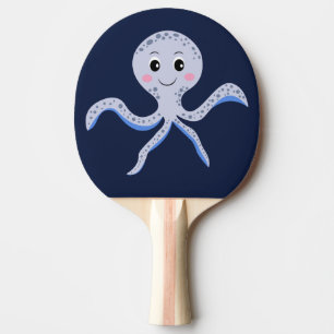 Raquette De Ping Pong Poulpe sous la mer motif pour enfants