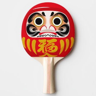 Raquette De Ping Pong Poupée Daruma (charme traditionnel japonais de bon