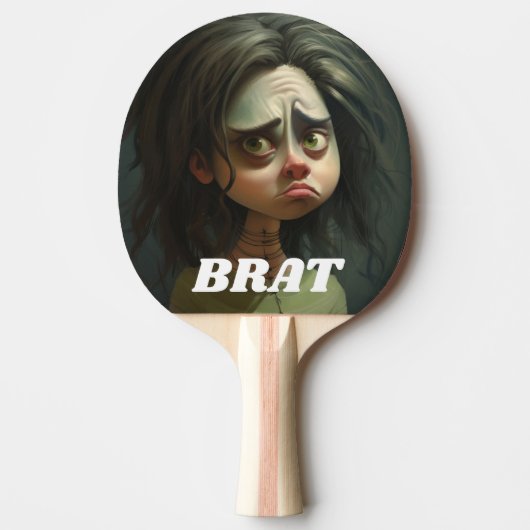 Raquette de ping pong pour garnement drôle (Devant)