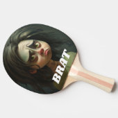 Raquette de ping pong pour garnement drôle (Côté)