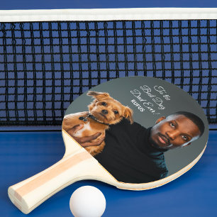 Raquette De Ping Pong Pour le meilleur papa de chien jamais photo person