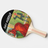 RAQUETTE DE PING PONG POUR MARIAGE DRÔLE JUST MARR (Côté)
