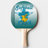 Raquette De Ping Pong Poussin #7 du base-ball (Dos)