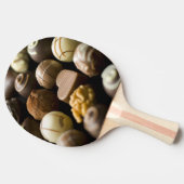 Raquette De Ping Pong Pralines délicieuses de chocolat (Côté)