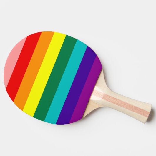 Raquette De Ping Pong Premier drapeau de la Rainbow Pride (Côté)