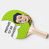 Raquette De Ping Pong Préparez-vous à être stupéfait Comic Book Ping Pon (Côté)