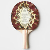 Raquette De Ping Pong Prière Pour Guérir (Devant)