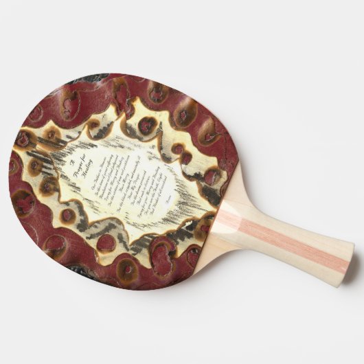 Raquette De Ping Pong Prière Pour Guérir (Côté)