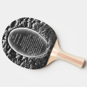 Raquette De Ping Pong Prière Pour La Restauration