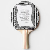 Raquette De Ping Pong Privation (Devant)